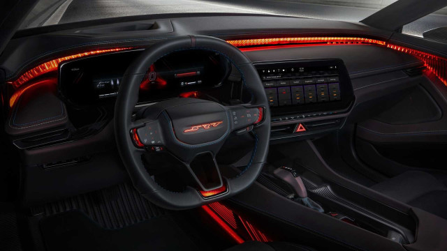 Car dashboard red light steering free wallpaper - medium preview image