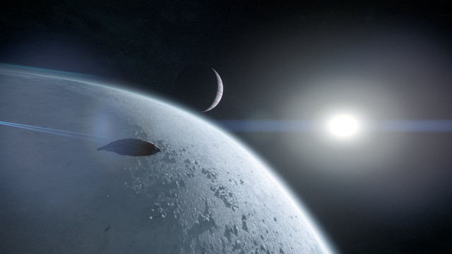 Space station satellite moon planet #2 free wallpaper - medium preview image