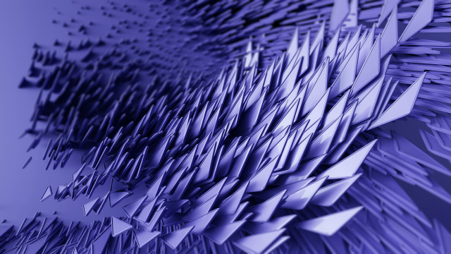 Blue abstract center objects generative free wallpaper - medium preview image