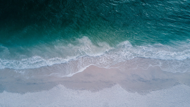 Dionisius beach ocean waves sand free wallpaper - medium preview image