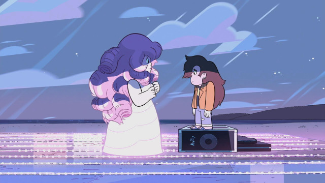 Cartoon woman man stage microphone free wallpaper - medium preview image
