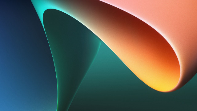 Apple logo colorful cellphone blurry free wallpaper - medium preview image