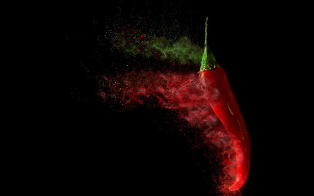 Red pepper green powder astronaut free wallpaper - medium preview image