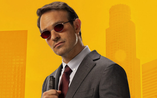 Man suit sunglasses microphone city free wallpaper - medium preview image