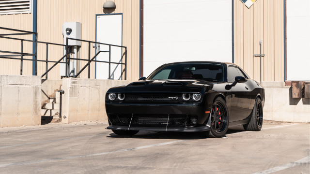 Black car building staircase cobra free wallpaper - medium preview image