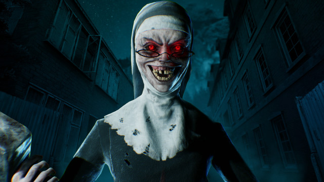 Creepy woman red eyes bloody free wallpaper - medium preview image