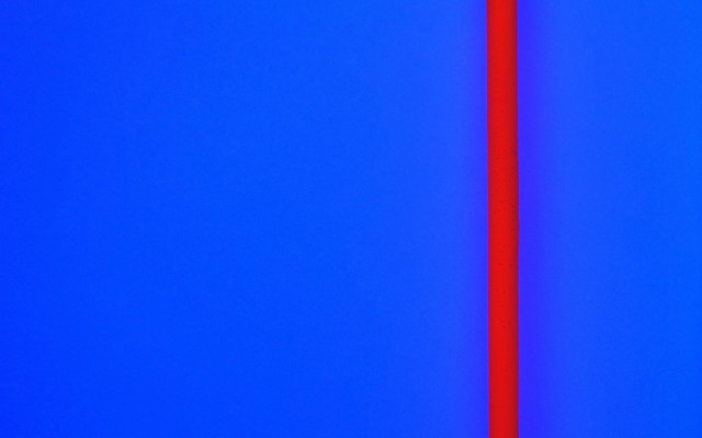 Red blue striped anamorphic minimalist free wallpaper - medium preview image