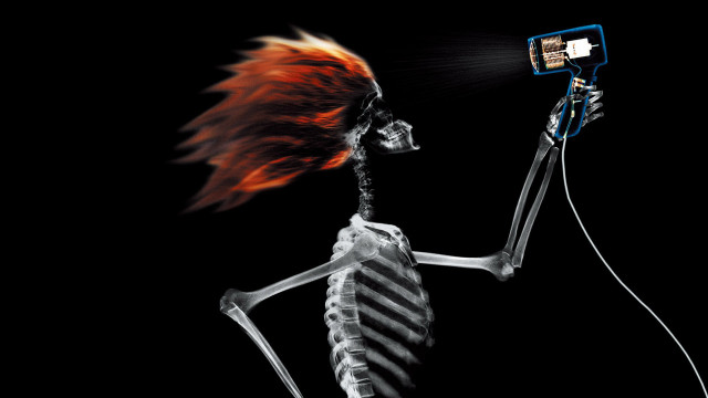 Skeleton camera head dark flashlight free wallpaper - medium preview image
