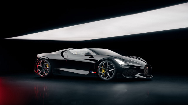 Black sports car red wheels #2 free wallpaper - medium preview image