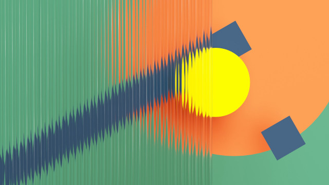 Colorful background yellow circle blue free wallpaper - medium preview image