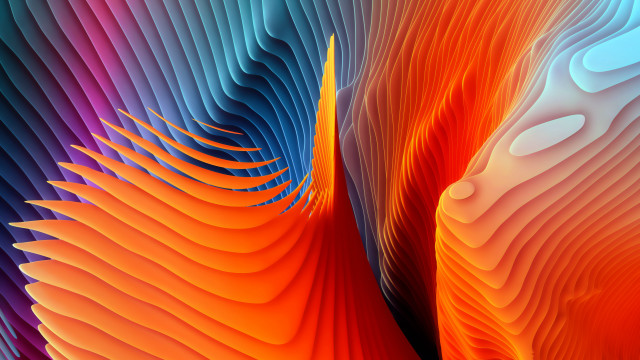 Cellphone colorful wavy background abstract free wallpaper - medium preview image