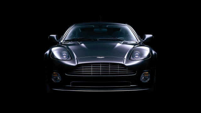 Black car dark headlights hood free wallpaper - medium preview image