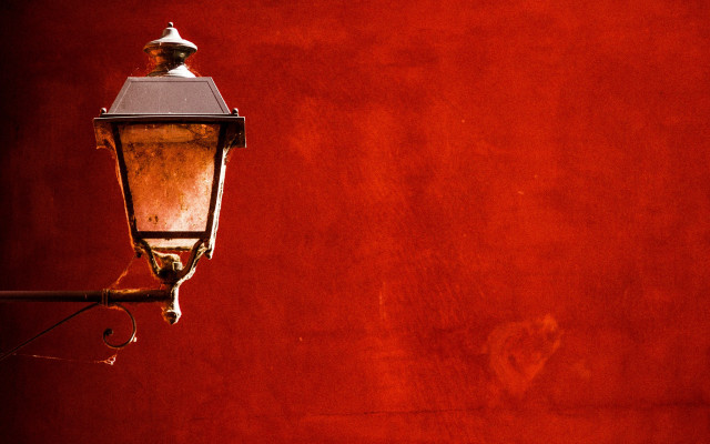 Streetlight red wall red background free wallpaper - medium preview image