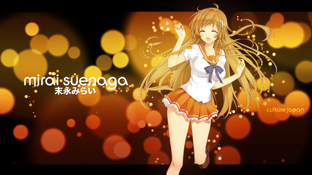 Girl short skirt white shirt free wallpaper - medium preview image