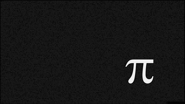 Pi symbol golden ratio monochrome free wallpaper - medium preview image