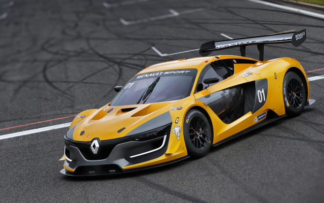Yellow racecar blackroof white stripe free wallpaper - medium preview image
