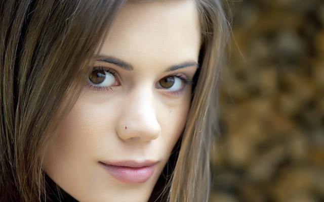 Aramenta long hair blue eyes free wallpaper - medium preview image