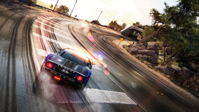 Car smoke red light motion free wallpaper - medium preview image