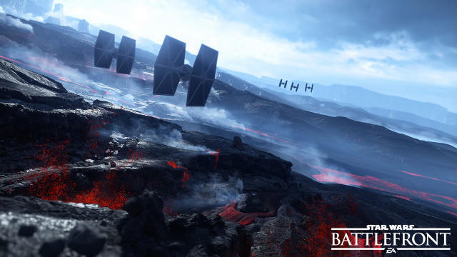 Star wars battle ship mountain free wallpaper - medium preview image