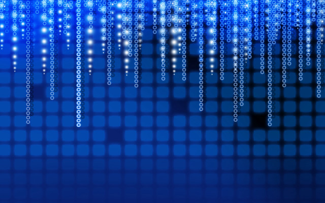 Blue dots lines black white free wallpaper - medium preview image