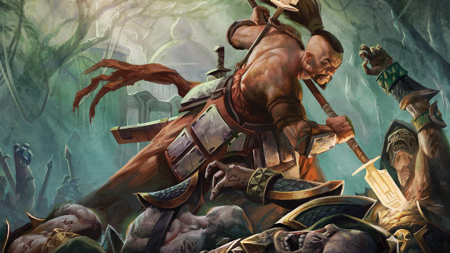 Man riding horse forest demon free wallpaper - medium preview image