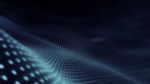 Blue background squares dots kinetic free wallpaper - medium preview image