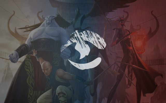 Animated characters dark background white free wallpaper - medium preview image
