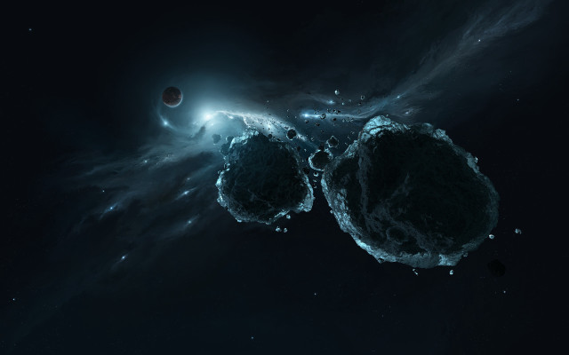 Blackhole objects star moon galaxy #2 free wallpaper - medium preview image