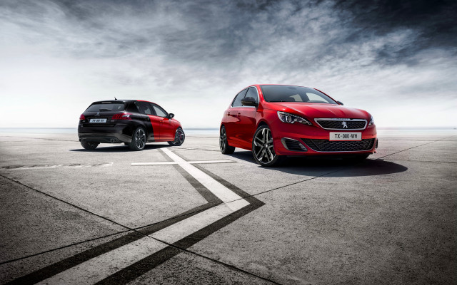 Two cars cloudy sky parking free wallpaper - medium preview image
