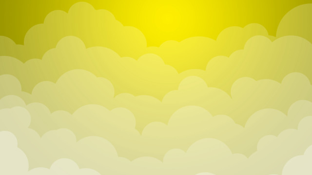 Yellow white background clouds sun free wallpaper - medium preview image
