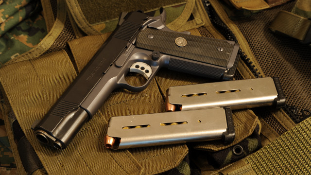 Guns camouflage bag military equipment free wallpaper - medium preview image