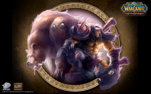 Man armor bear circle banner free wallpaper - medium preview image
