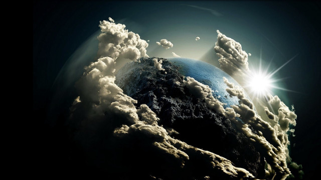 Earth sky sunlight ocean clouds free wallpaper - medium preview image