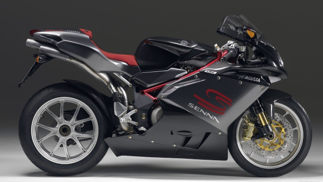 Black motorcycle red white stripe free wallpaper - medium preview image