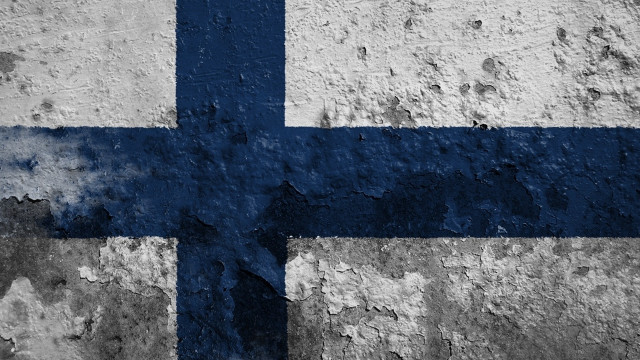 Cross painted wall blue stripe free wallpaper - medium preview image