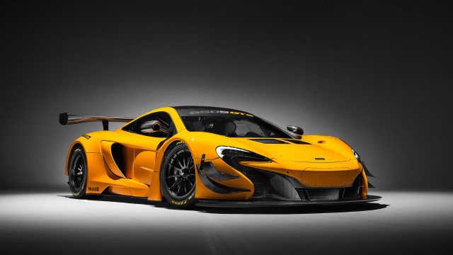 Yellow sports car dark room #23 free wallpaper - medium preview image