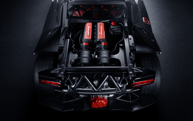 Car engine trunk redlight vorticism free wallpaper - medium preview image