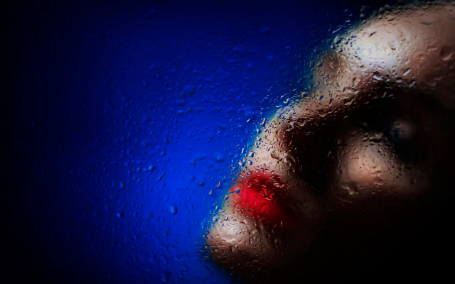 Closeup red nose face art free wallpaper - medium preview image