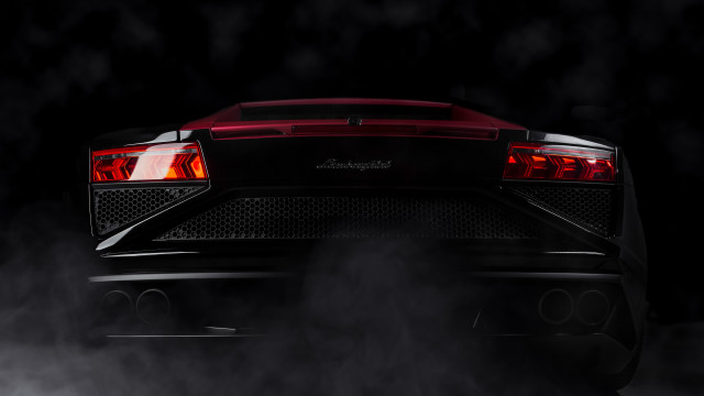 Red sports car smoke tailights free wallpaper - medium preview image