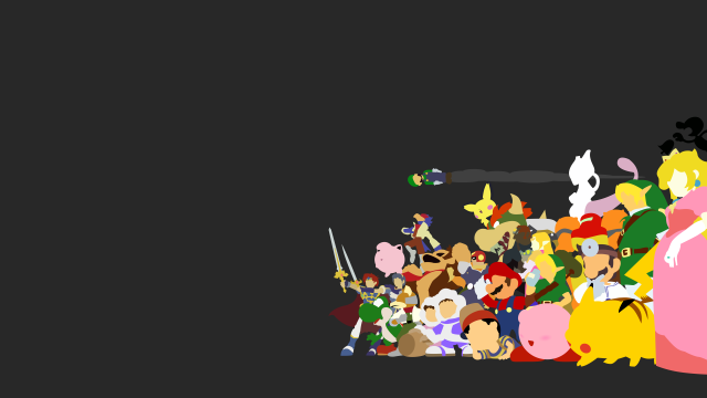 Cartoon characters pile cave painting free wallpaper - medium preview image