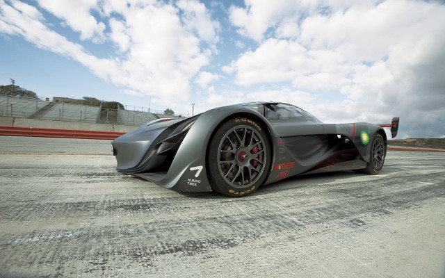 Silver sports car cloudy sky #6 free wallpaper - medium preview image