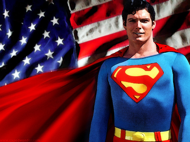 Man superman costume flag united free wallpaper - medium preview image