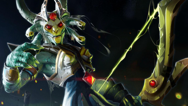 Overwatch demon archer glowing eyes free wallpaper - medium preview image