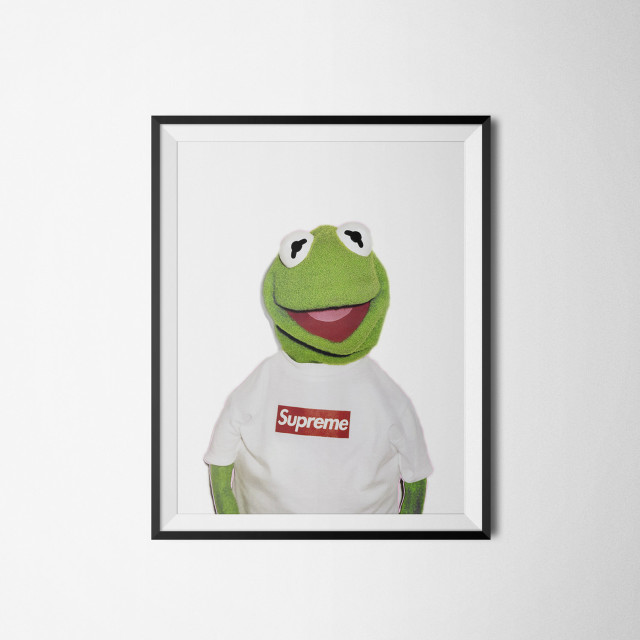 Supreme shirt 3d render product free wallpaper - medium preview image