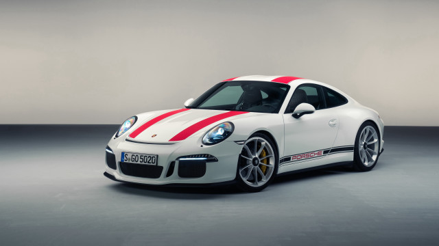 White red porsche studio rendering free wallpaper - medium preview image