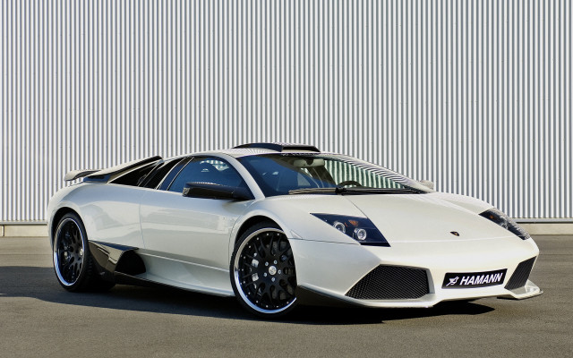 White sports car neoclassicism 3D free wallpaper - medium preview image