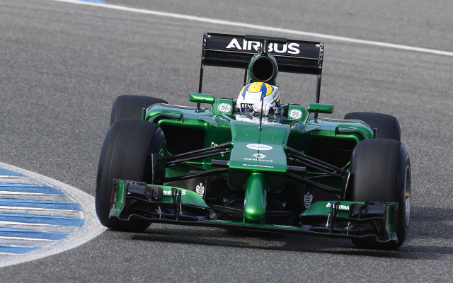 Green race car man track free wallpaper - medium preview image