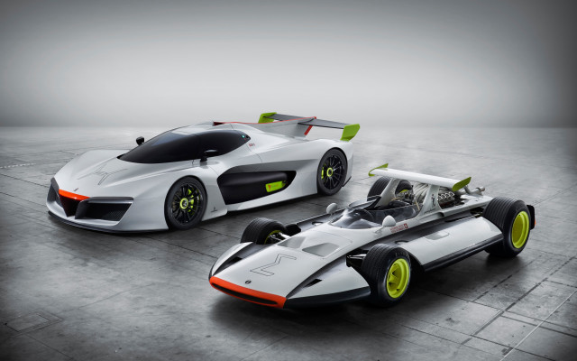 White orange sports car concept free wallpaper - medium preview image