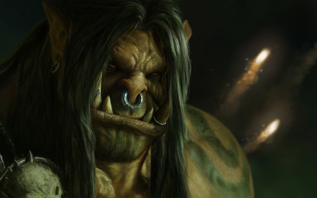 Demon face man knife long free wallpaper - medium preview image