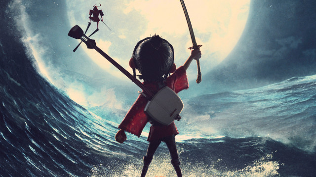 Cartoon character spear fish wave free wallpaper - medium preview image